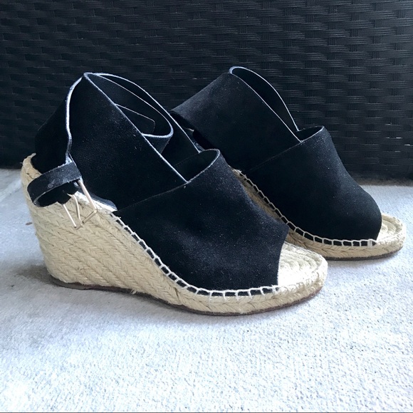 Celine Black Suede Espadrilles - Picture 5 of 7